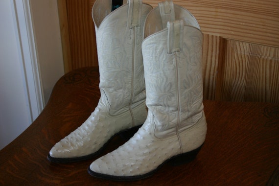 cream western boots