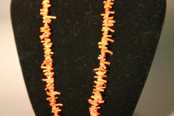 Lovely and Delicate Antique Branch Coral Necklace - image 5