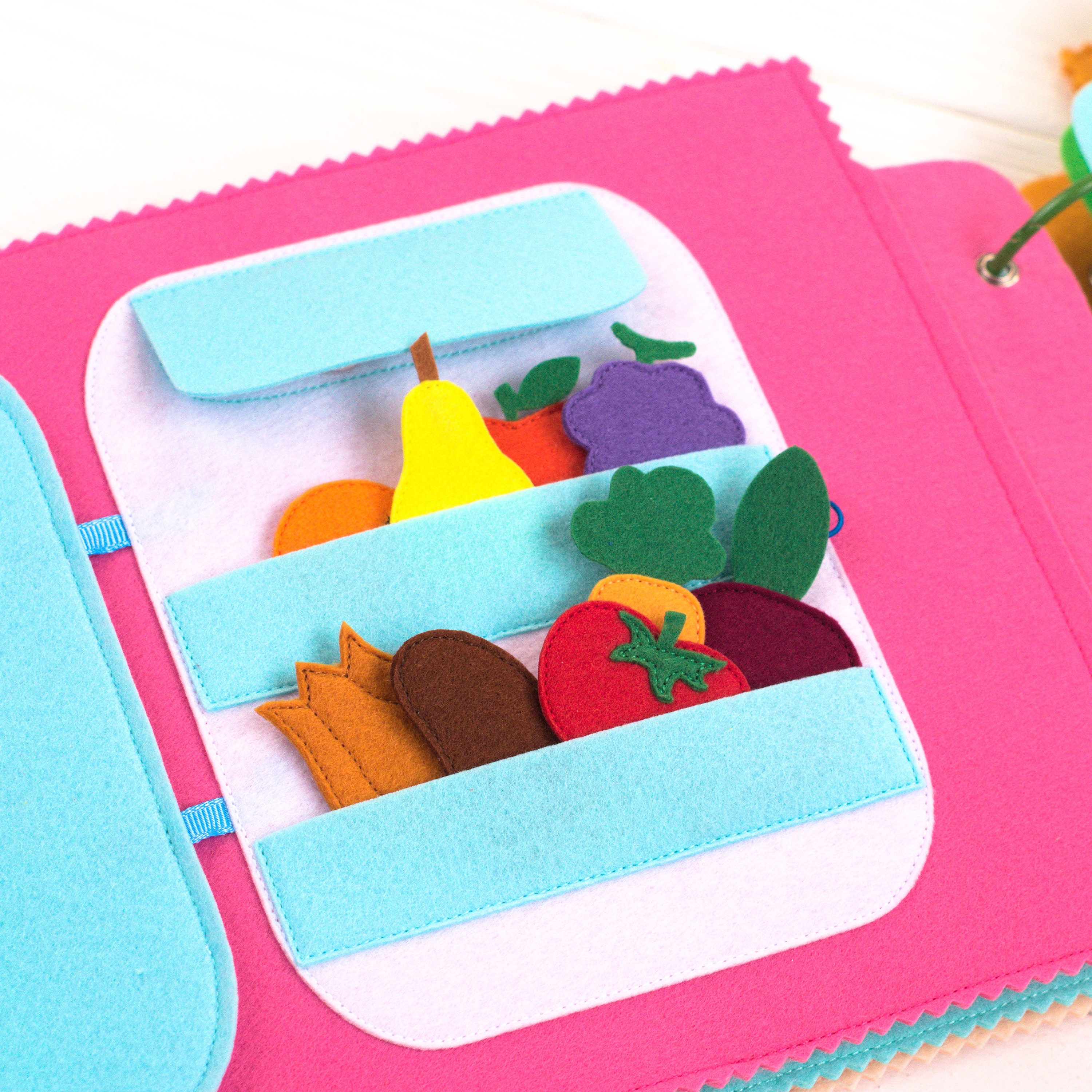 Felt dollhouse quiet book Personalized quiet book for girl Etsy