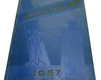 Monticello High School South Carolina - The Blue And Gold - 1957 Yearbook
