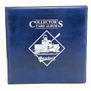 baseball card album binder Amazon.com: Baseball Card Binder with Sleeves 400 Pocket, Baseball Card  Holder for Trading Cards Baseball Collector Album New York Sports Card 3  Ring Binder Storage Book Folder for Kids Gift (White) : main image 1