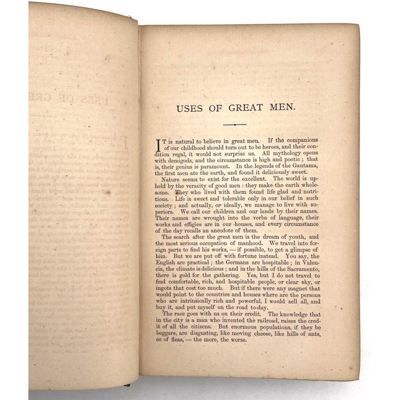 The Prose Works of Ralph Waldo Emerson 1870 Vol 2 - Hardcover Antique image 9