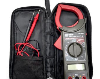 Cen-Tech 95683 Digital Clamp Meter Tester W/Test Leads And Case