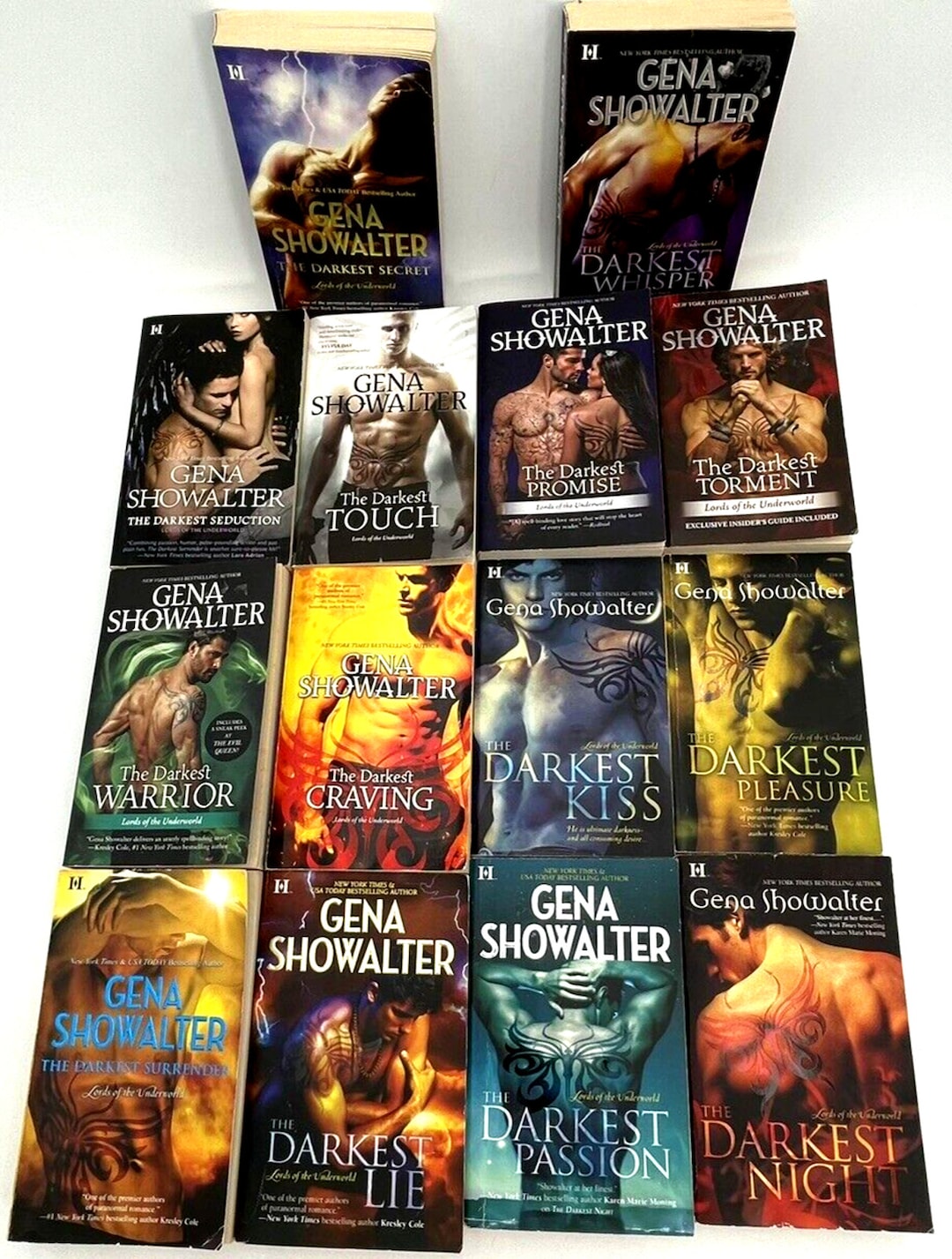 Lot of 14 Lords of the Underworld Paperback Books by
