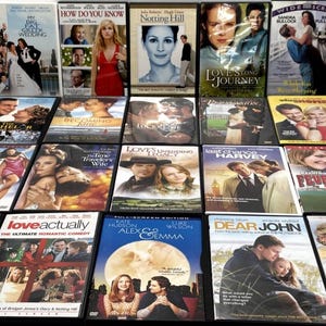 Lot of 20 DVD Movies - Love Themed Movies - Pre-owned & Clean