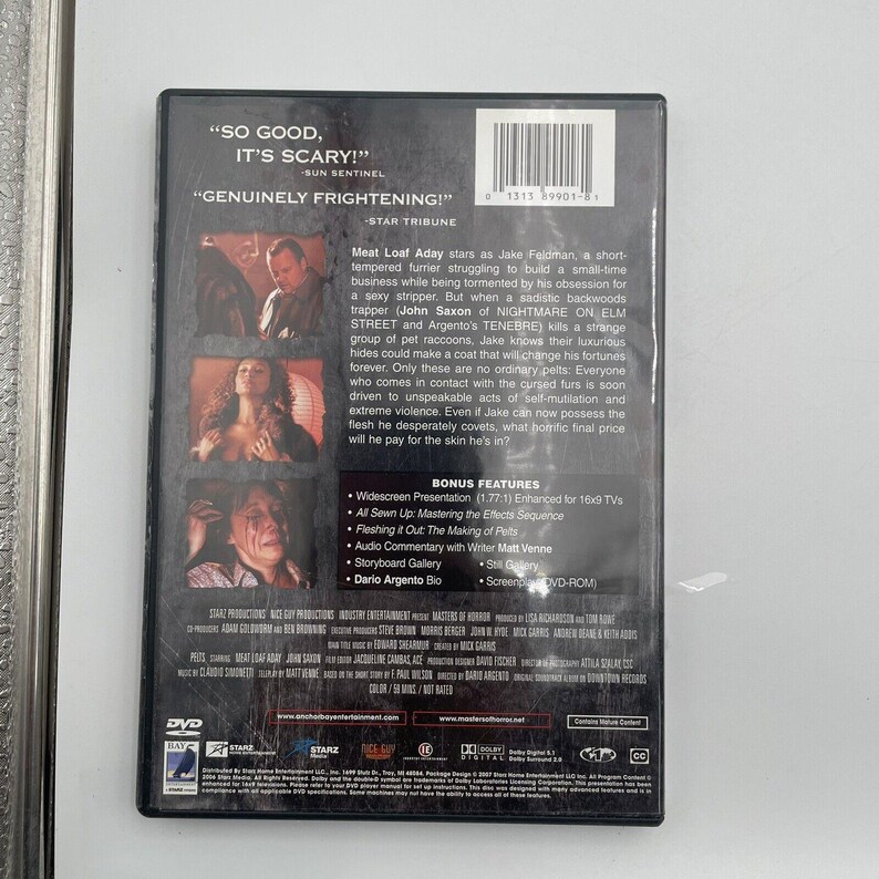 4 Scary/ Horror DVD Lot: 6 movies Pelts, Thirst, Maneater, Wind Chill Plus VG image 5