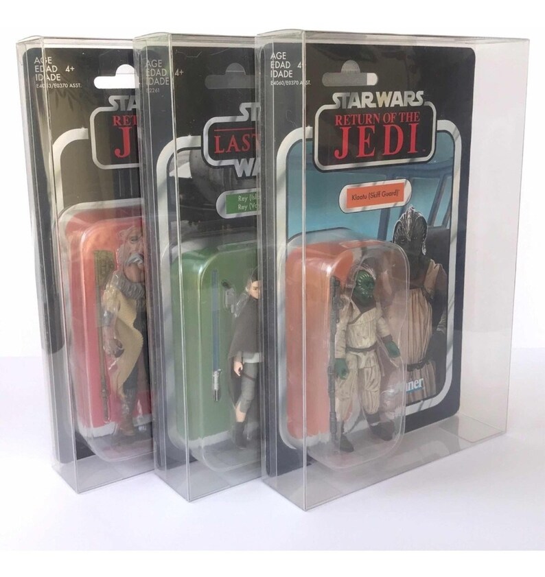 Star wars protective display cases for the retro 3.75 figures Etsy