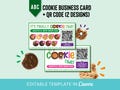 UPDATED 2026!! ABC Cookie Business Cards with QR code