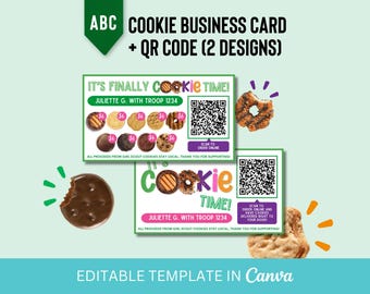 MIS À JOUR 2026 !! Cartes de visite ABC Cookie avec code QR