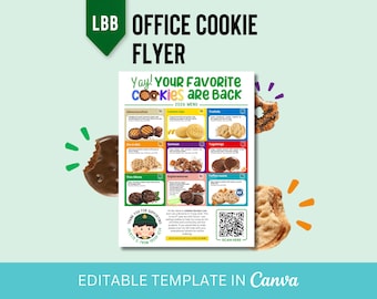 2026 MIS À JOUR !! Flyer LBB pour salle de pause avec code QR