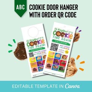 UPDATED 2026!! ABC Girl Scout Door Hanger with QR Code