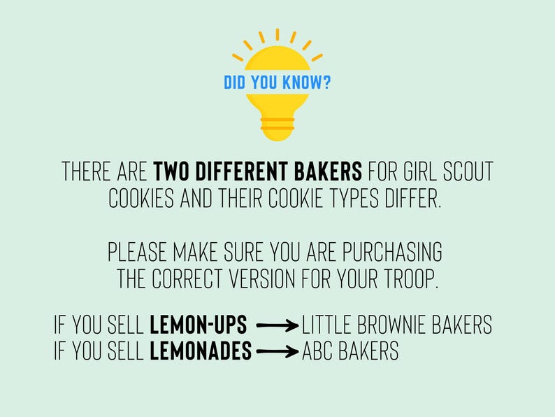 2026 UPDATED!! LBB Girl Scout Cookie Delivery and Thank You Card Digital Template Canva image 5