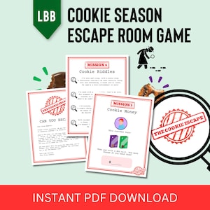 2026 UPDATED!! LBB Cookie Season Escape Room Game