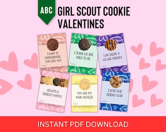 2026 MIS À JOUR !! ABC Girl Scout Cookie Saint-Valentin - Téléchargement instantané PDF imprimable
