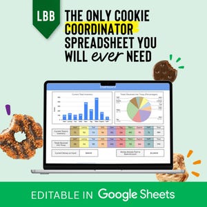 2026 UPDATED!! LBB Cookie Consultant/Coordinator/Mom Spreadsheet