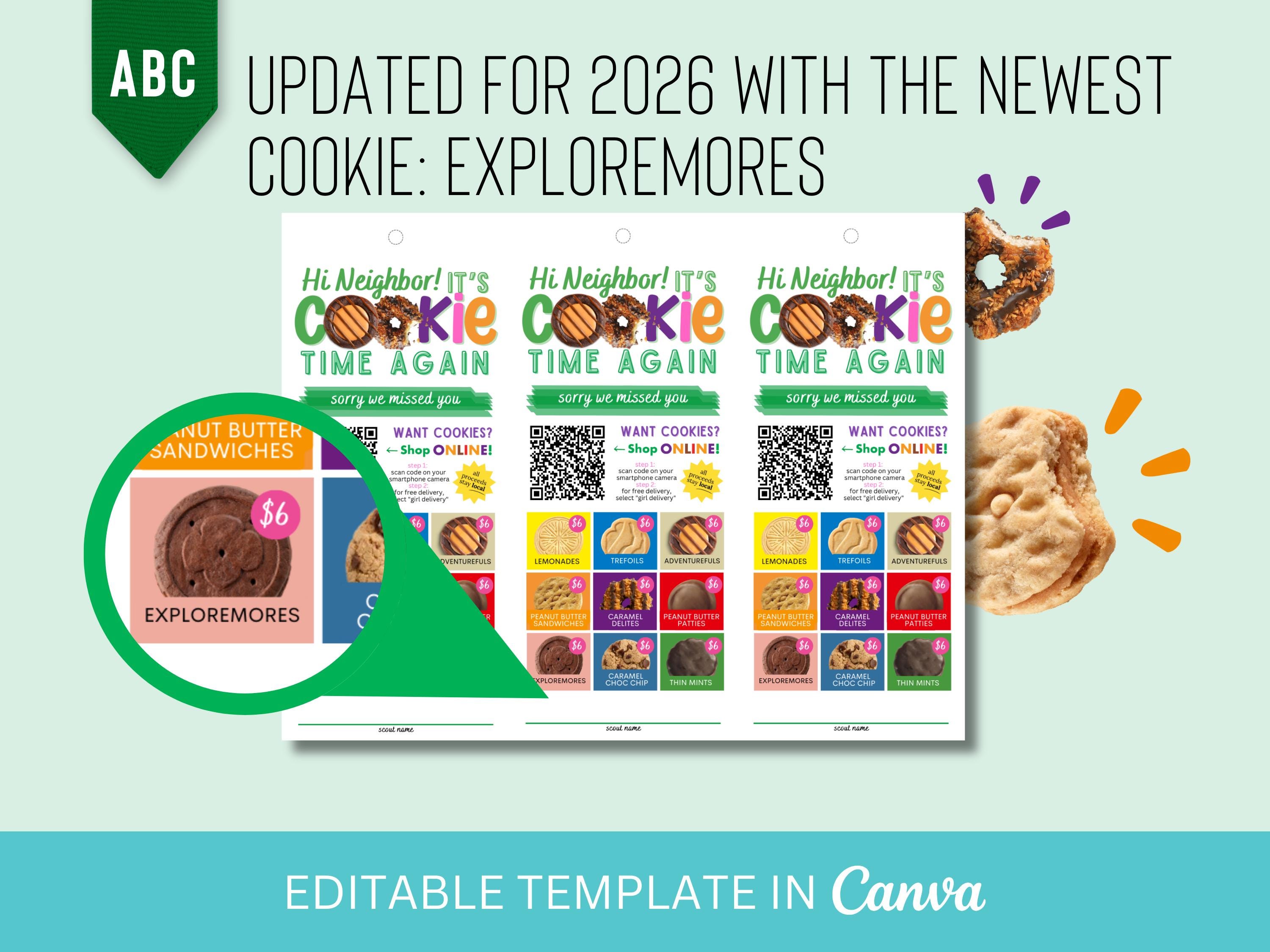 UPDATED 2026!! ABC Girl Scout Door Hanger With QR Code - Etsy