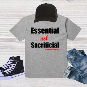 Essential not Sacrificial (Essential Worker) SVG