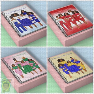 I Am My Sister&#39;s Keeper Soror Notebook/Journal/Binder Bundle (Zeta, Delta, SGRho, AKA) Cover PNG