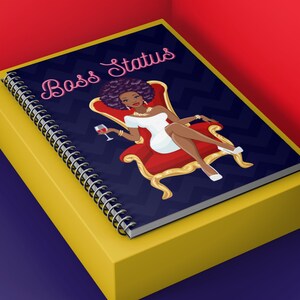 Boss Status Notebook/Journal/Binder Cover PNG