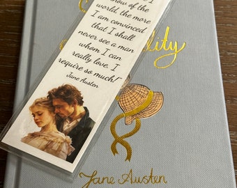 I Require So Much Bookmark - Jane Austen Sense and Sensibility Bookish Read More Books Best Friend Gift Classic Literature