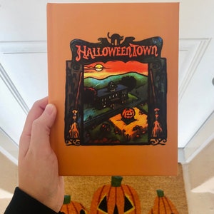 Halloweentown Book Notebook - 6x8 Hardcover Fall Halloween Autumn Disney Channel 90's