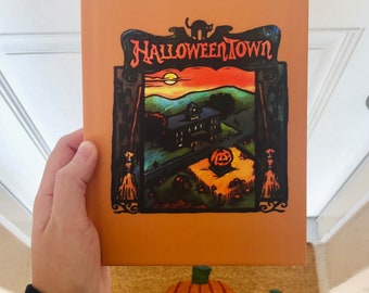 Halloweentown Book Notebook - 6x8 Hardcover Fall Halloween Autumn Disney Channel 90's