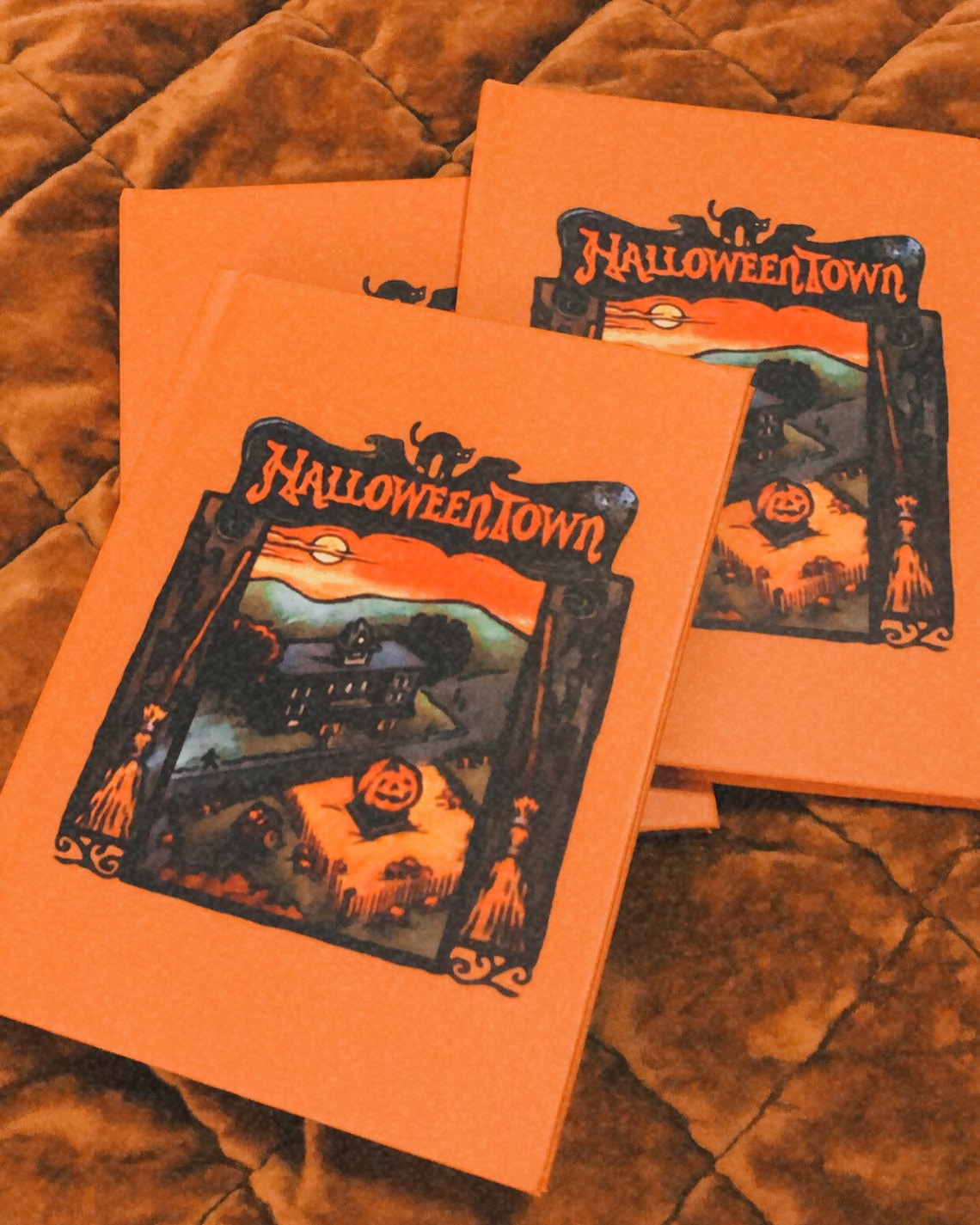 Halloweentown Book Notebook 6x8 Hardcover Fall Halloween Etsy