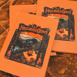 Halloweentown Book Notebook 6x8 Hardcover Fall Halloween Autumn Disney ...