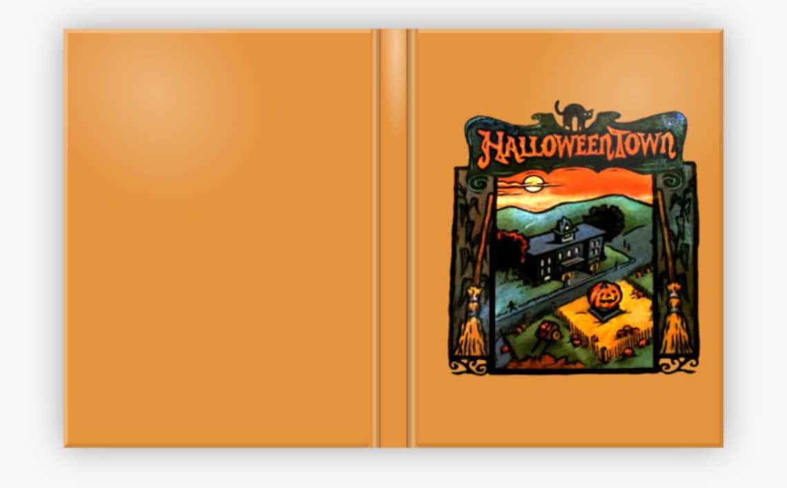 Halloweentown Book Notebook 6x8 Hardcover Fall Halloween Etsy