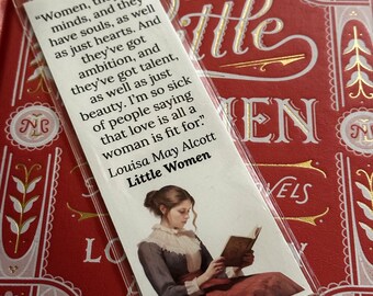Women Are More Bookmark - Little Women Louisa May Alcott Bookish Read More Books Best Friend Gift Classic Literature