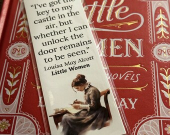 The Key To My Castle In The Air Bookmark - Little Women Louisa May Alcott Bookish Read More Books Best Friend Gift Classic Literature