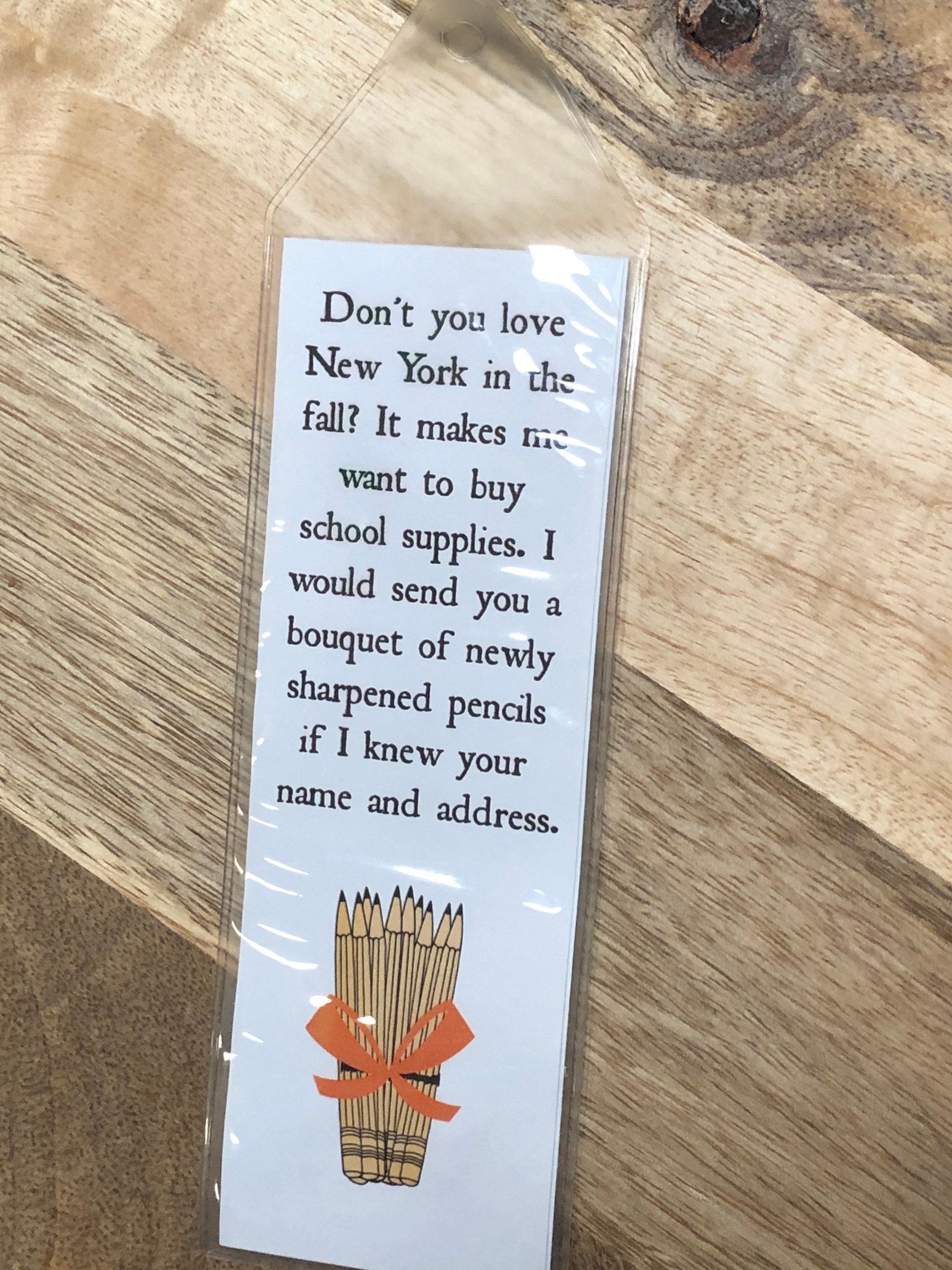 Youve Got Mail Bookmark Bouquet Of Newly Sharpened Pencils Etsy