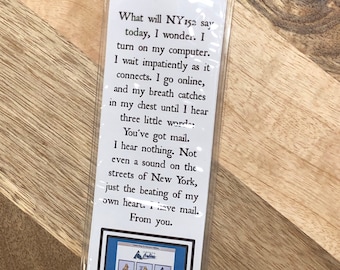 You’ve Got Mail Bookmark - Mail From You - Autumn New York Christmas Email Rom Com Bookish Read More Books
