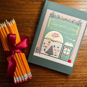 The Shop Around The Corner Notebook - You’ve Got Mail 6x8 Hardcover 90&#39;s Christmas Winter Holidays Gift Bookish