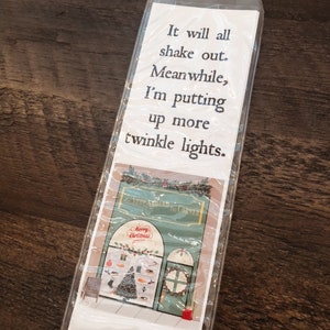 You’ve Got Mail Bookmark - The Shop Around The Corner - Christmas Winter Twinkle Lights Holiday Bookish Read More Books New York