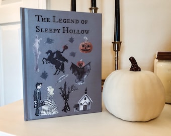 The Legend of Sleepy Hollow Book Notebook - 6x8 Hardcover Headless Horseman Fall Halloween Autumn