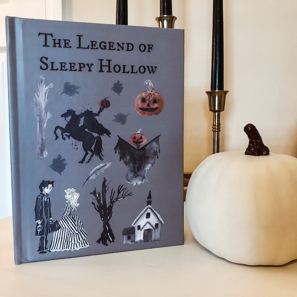The Legend of Sleepy Hollow Book Notebook - 6x8 Hardcover Headless Horseman Fall Halloween Autumn