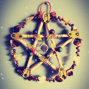 Pentacle Earth hanging mobile