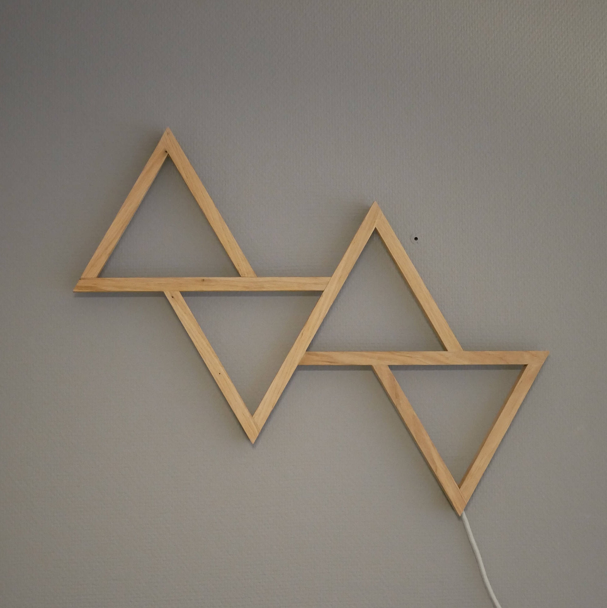 Cadre Lumineux Triangle Mountains