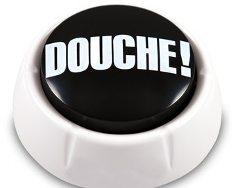 Douche Button – Edgy Adult Sound Bites with Bold Desk-Toy Attitude (Limited) Premium batteries and collector sticker included