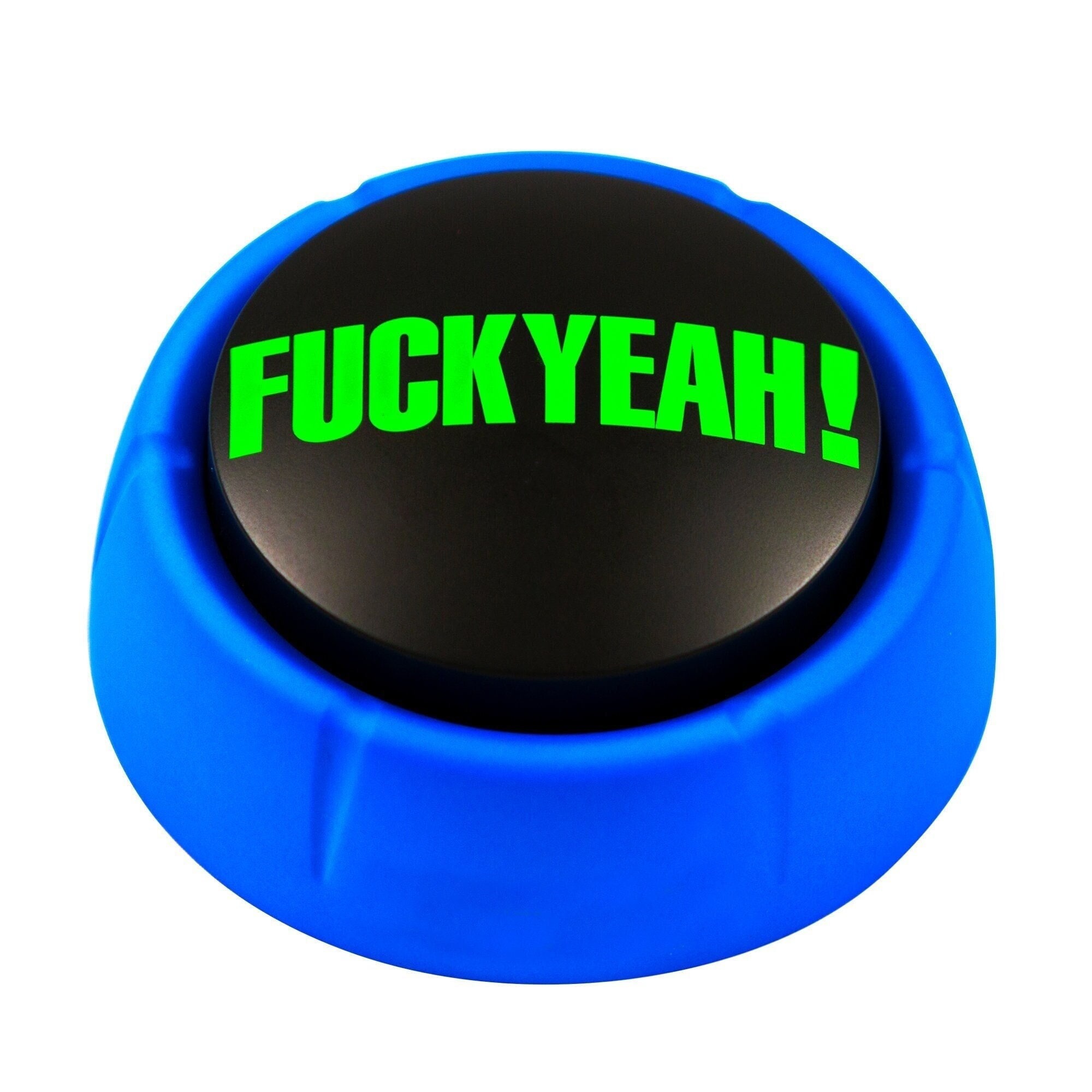 Yeah Buttonmiivers FUCK YEAH Button - an Adult High-five at Every Press! - Etsy