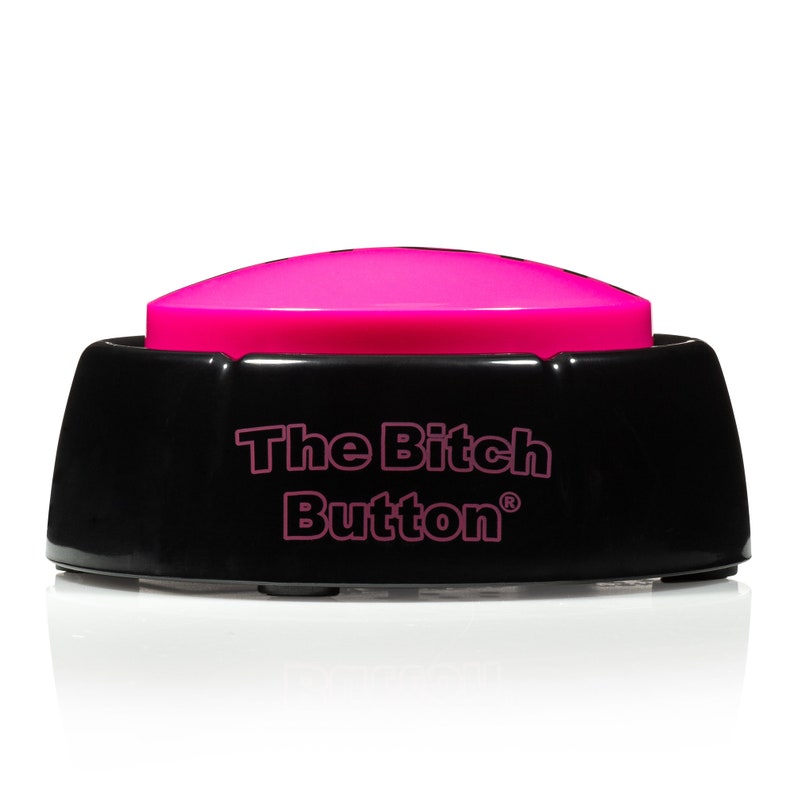 BITCH Button Talking Novelty Toy Sizzlin' Adult Audio Attitude, FUN Every Time You Press it Premium batteries and sticker included image 4