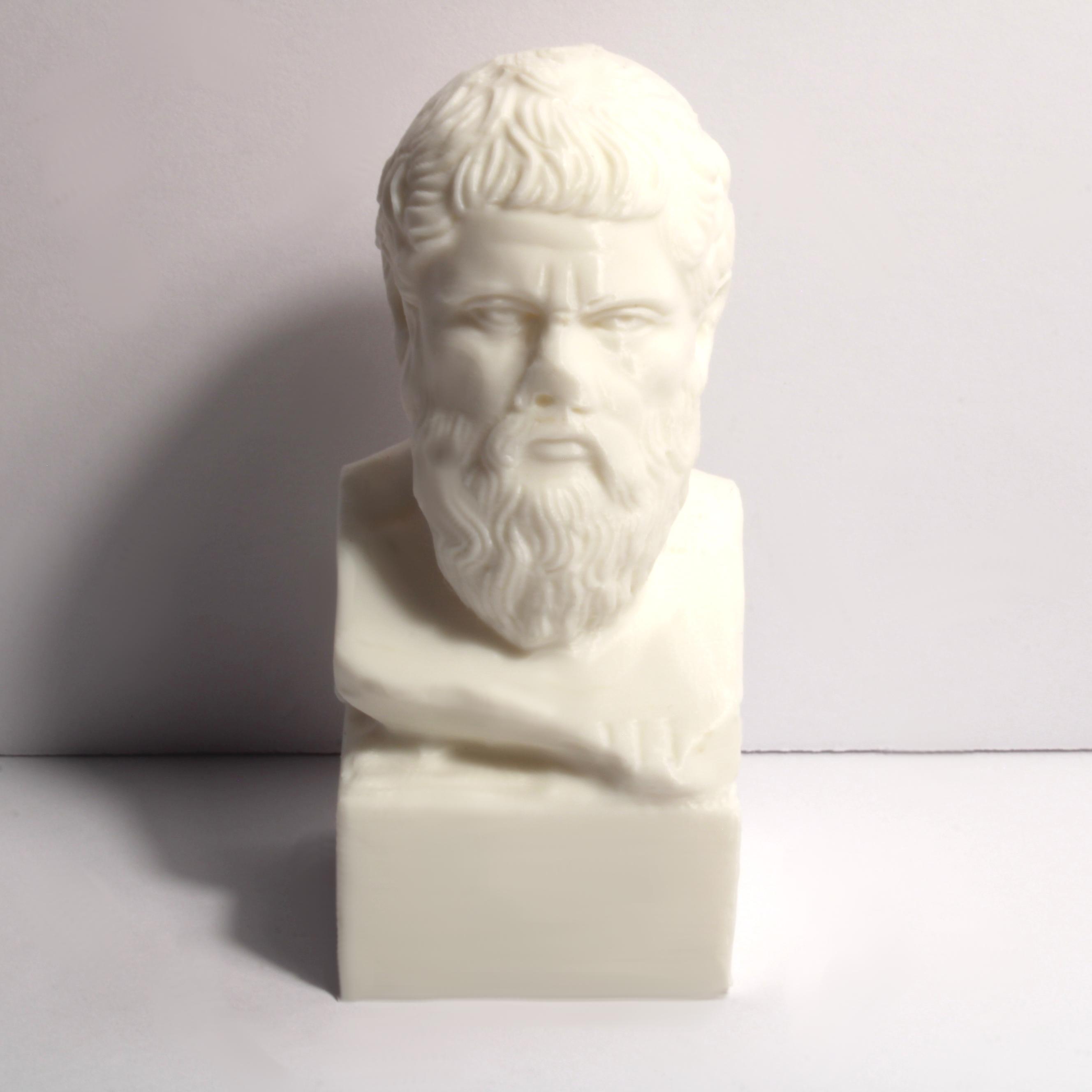 Plato Bust - Ancient Greek Philosopher - From the Louvre - Multiple Sizes Available