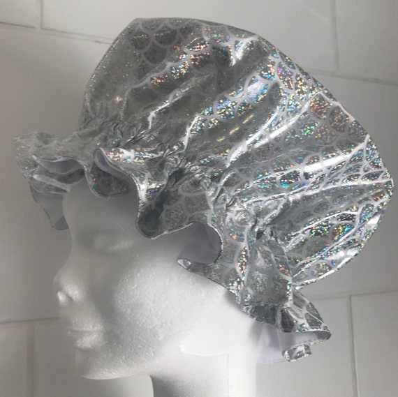 silver shower cap