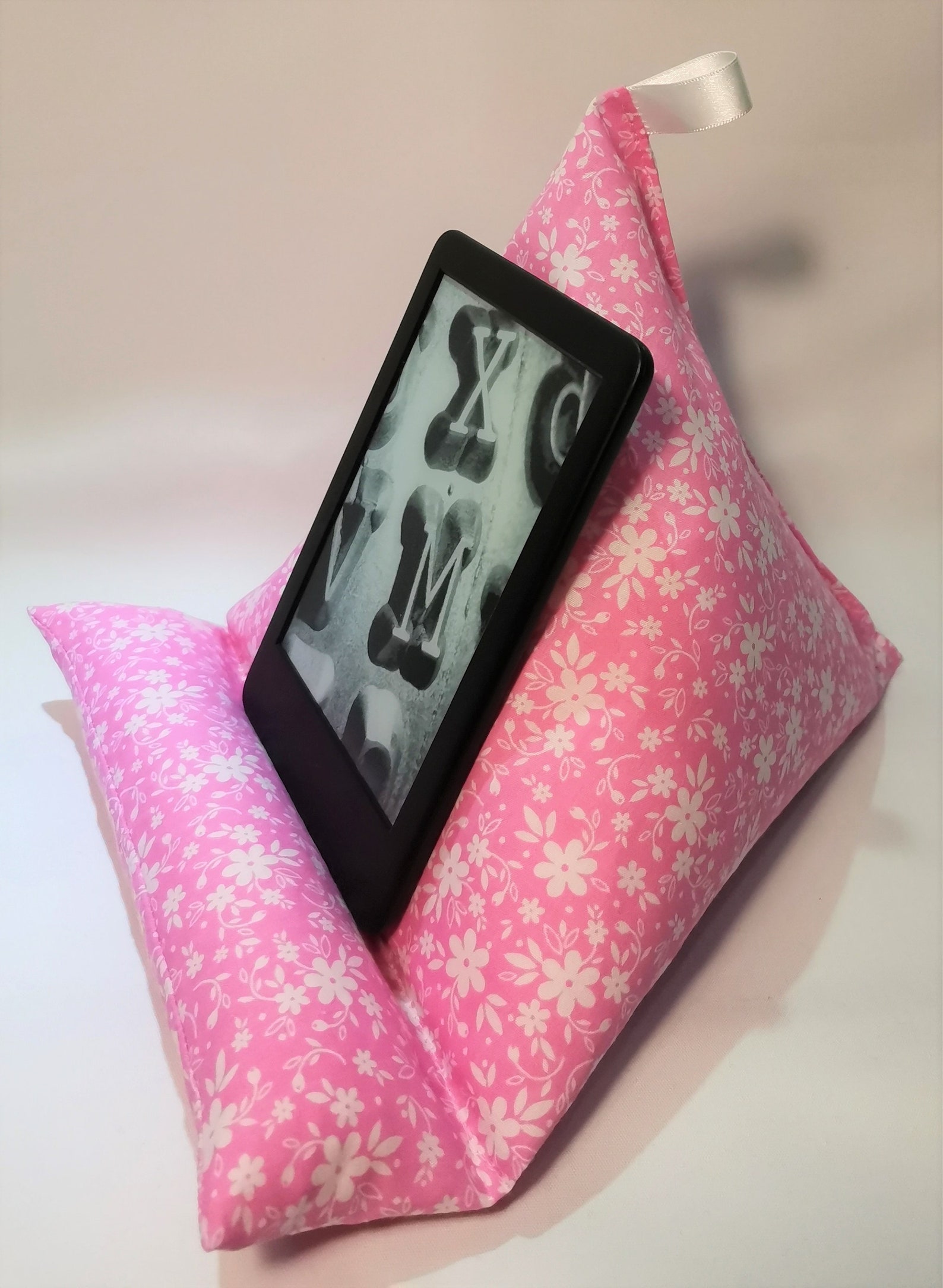 White Flowers iPad Stand. iPad Pillow. iPad Pro Tablet Etsy