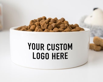 Custom Logo Dog Bowl, Pet Food Bowl With Logo