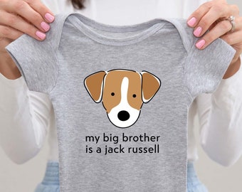 Jack Russell Baby Onesie New Born Baby Clothes Baby Shower Gift Cute Dog Baby Bodysuit Gift for New Baby Etsy