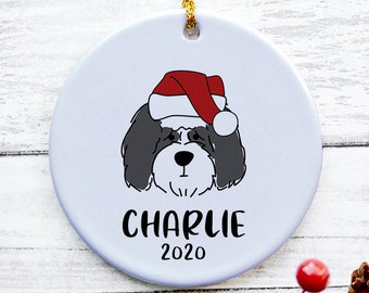 sheepadoodle ornament