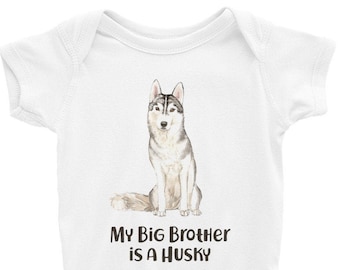 Fryhyu8 Baby Boys Childrens Siberian Husky Dog Mom Printed Long Sleeve 100% Cotton Infants Clothes Fryhyu8 Baby Boys Childrens Siberian Husky Dog Mom Printed Long Sleeve 100% Cotton Infants Clothes