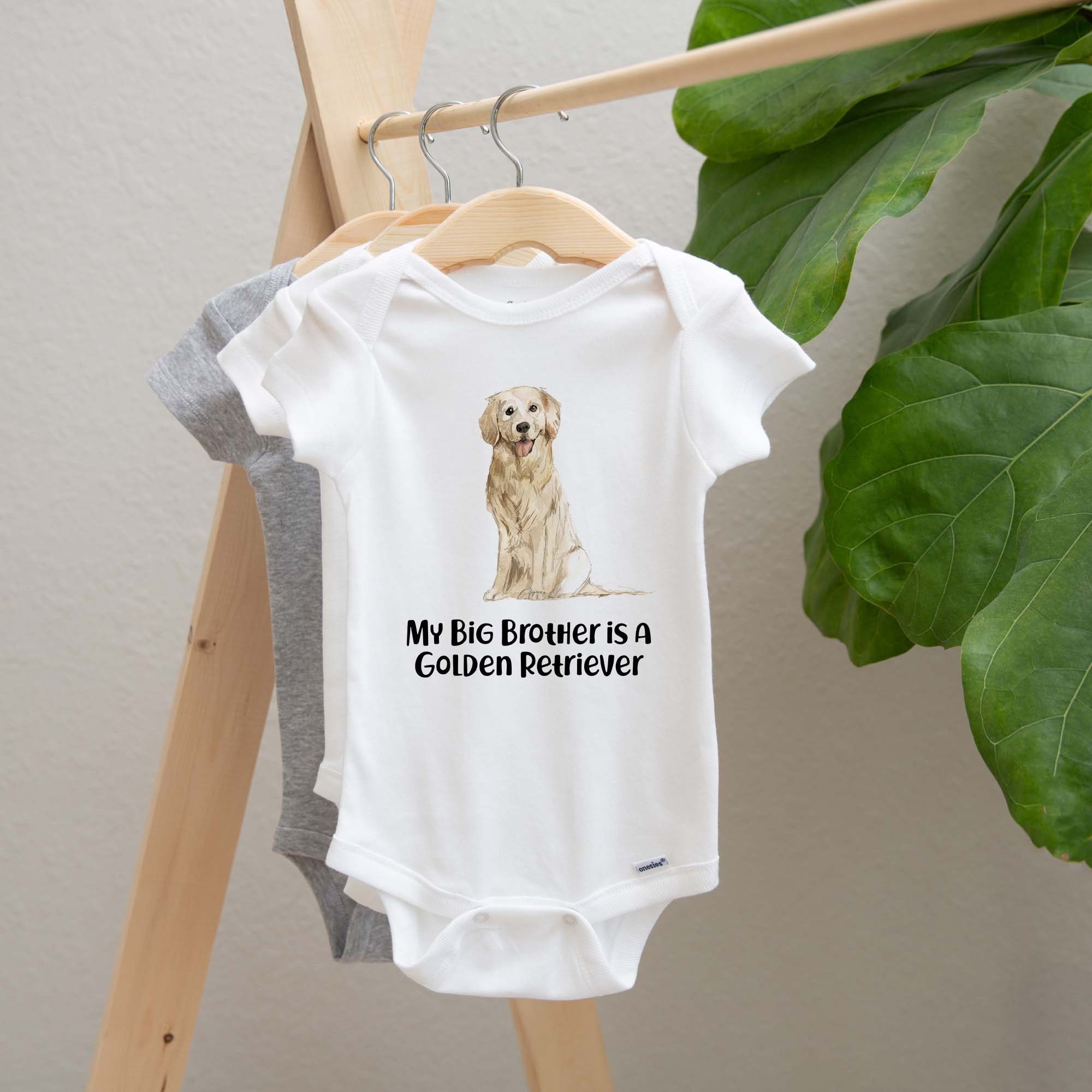 Mono de bebe Golden Retriever ropa para bebe recien nacido regalo para baby shower mono de perro lindo para bebe regalo para bebe recien nacido Etsy Mexico